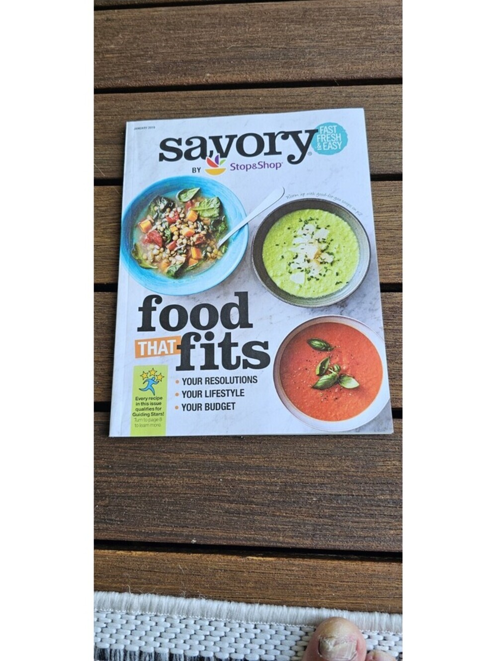 SAVORY MAGAZINE JAN 2019 - GOOD FOR YOU SOUPS - BREAKAST - COOKING RECIPES